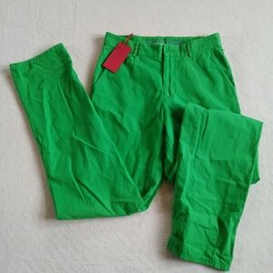 southern proper ♡ green cotton pants